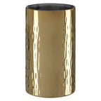 Hammered Gold Finish Wine Cooler | Mixology