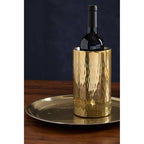 Brass Finish Large Serving Plate | Miressa