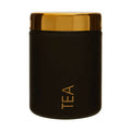 Black Enamel Finish Tea Canister | Liberty