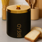 Black Enamel Finish Bread Bin | Liberty