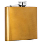 5Oz Gold Finish Hip Flask | Auden