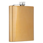 8Oz Gold Finish Hip Flask | Auden
