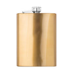 8Oz Gold Finish Hip Flask | Auden