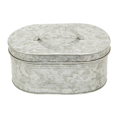 Galvanised Steel Bread Bin | Drummond