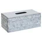 Rectangular Galvanised Steel Tissue Box | Drummond