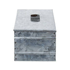 Rectangular Galvanised Steel Tissue Box | Drummond