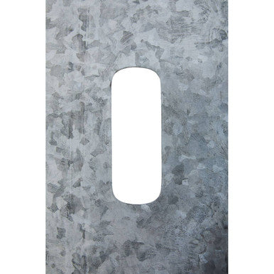 Rectangular Galvanised Steel Tissue Box | Drummond