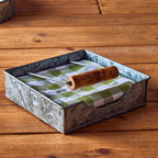Galvanised Steel Napkin Holder | Drummond
