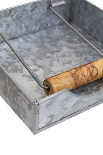Galvanised Steel Napkin Holder | Drummond