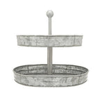 Two Tier Galvanised Steel Cake Stand | Drummond