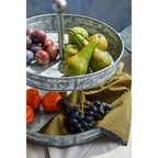 Two Tier Galvanised Steel Cake Stand | Drummond