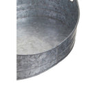 Set of Two Galvanised Steel Oval Trays | Drummond