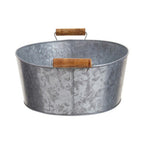 Large Boat Shape Galvanised Steel Tray | Drummond
