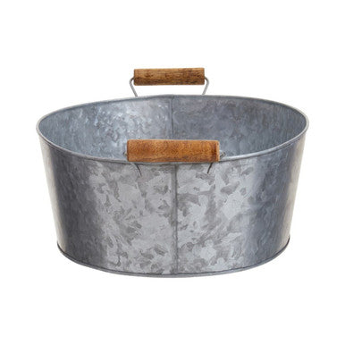 Large Boat Shape Galvanised Steel Tray | Drummond