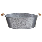Large Boat Shape Galvanised Steel Tray | Drummond