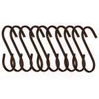 Set of 10 Matt Black Hooks | Sorello