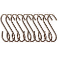 Set of 10 Chrome Hanging Hooks | Sorello