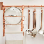 Set of 10 Rose Gold Hanging Hooks | Sorello
