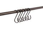 Set of 10 Gunmetal Black Hooks | Sorello