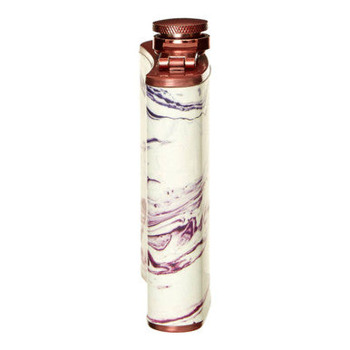 Marble Effect Rose Gold Hip Flask | Auden