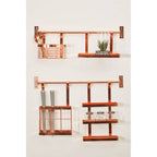 Rose Gold Hanging Storage Rack | Sorello