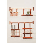Rose Gold Hanging Storage Basket | Sorello