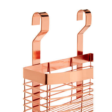 Rose Gold Hanging Storage Basket | Sorello