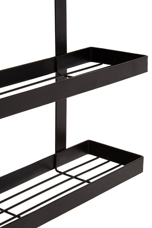 Matt Black Three Level Hanging Rack | Sorello