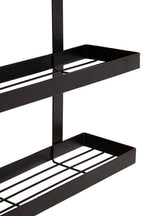 Matt Black Three Level Hanging Rack | Sorello