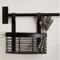 Matte Black Hanging Storage Basket | Sorello