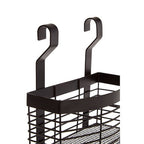 Matte Black Hanging Storage Basket | Sorello