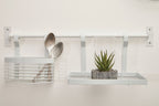 White Hanging Shelf Storage Rack | Sorello
