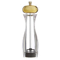 Clear Medium Salt or Pepper Mill with Gold Top | CODY