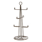 Black Nickel Finish 6 Cup Mug Tree | Vertex