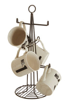 Black Nickel Finish 6 Cup Mug Tree | Vertex