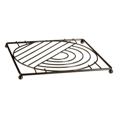 Black Nickel Finish Square Trivet | Vertex