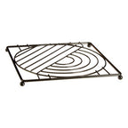 Black Nickel Finish Square Trivet | Vertex