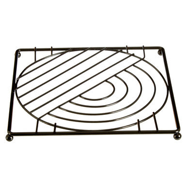 Black Nickel Finish Square Trivet | Vertex
