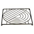 Black Nickel Finish Square Trivet | Vertex