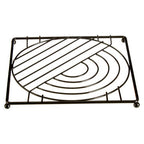 Black Nickel Finish Square Trivet | Vertex