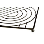 Black Nickel Finish Square Trivet | Vertex