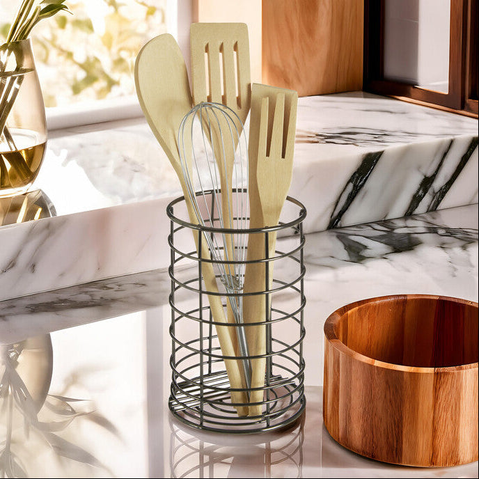 Black Nickel Finish Utensil Holder | Vertex