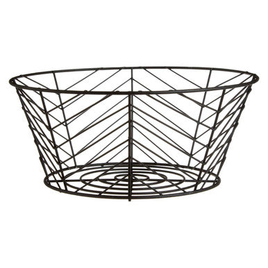 Black Powder Coated Fruit Basket | Vertex