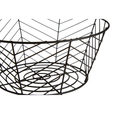 Black Powder Coated Fruit Basket | Vertex