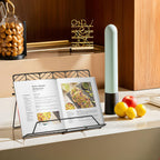 Black Powder Coated Cook Book Stand | Vertex