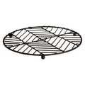 Black Powder Coat Round Trivet | Vertex