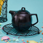 Black Powder Coat Round Trivet | Vertex