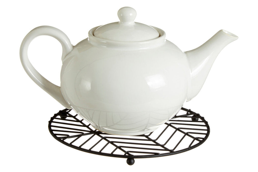 Black Powder Coat Round Trivet | Vertex