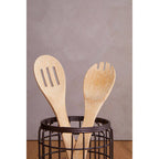 Round Bronze Coated Utensil Holder | Vertex