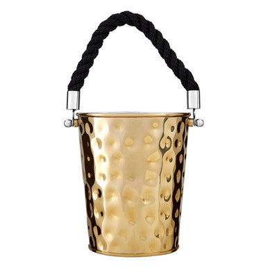 Small Gold Finish Party Bucket | Miressa